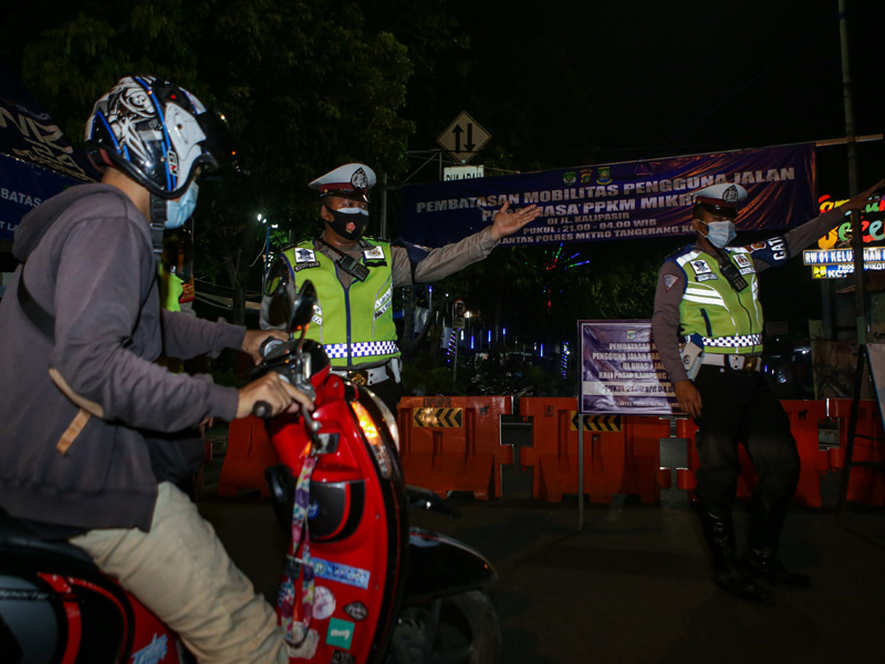 Pembatasan Mobilitas Warga Di Tangerang