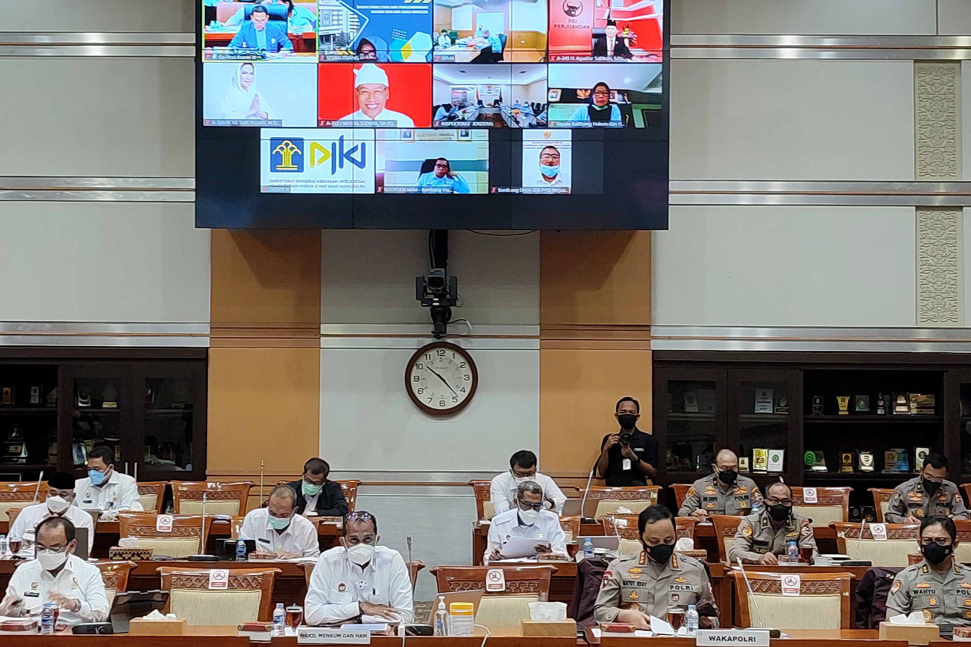 Raker Tiga Lembaga Bahas RKA/RKP 2022