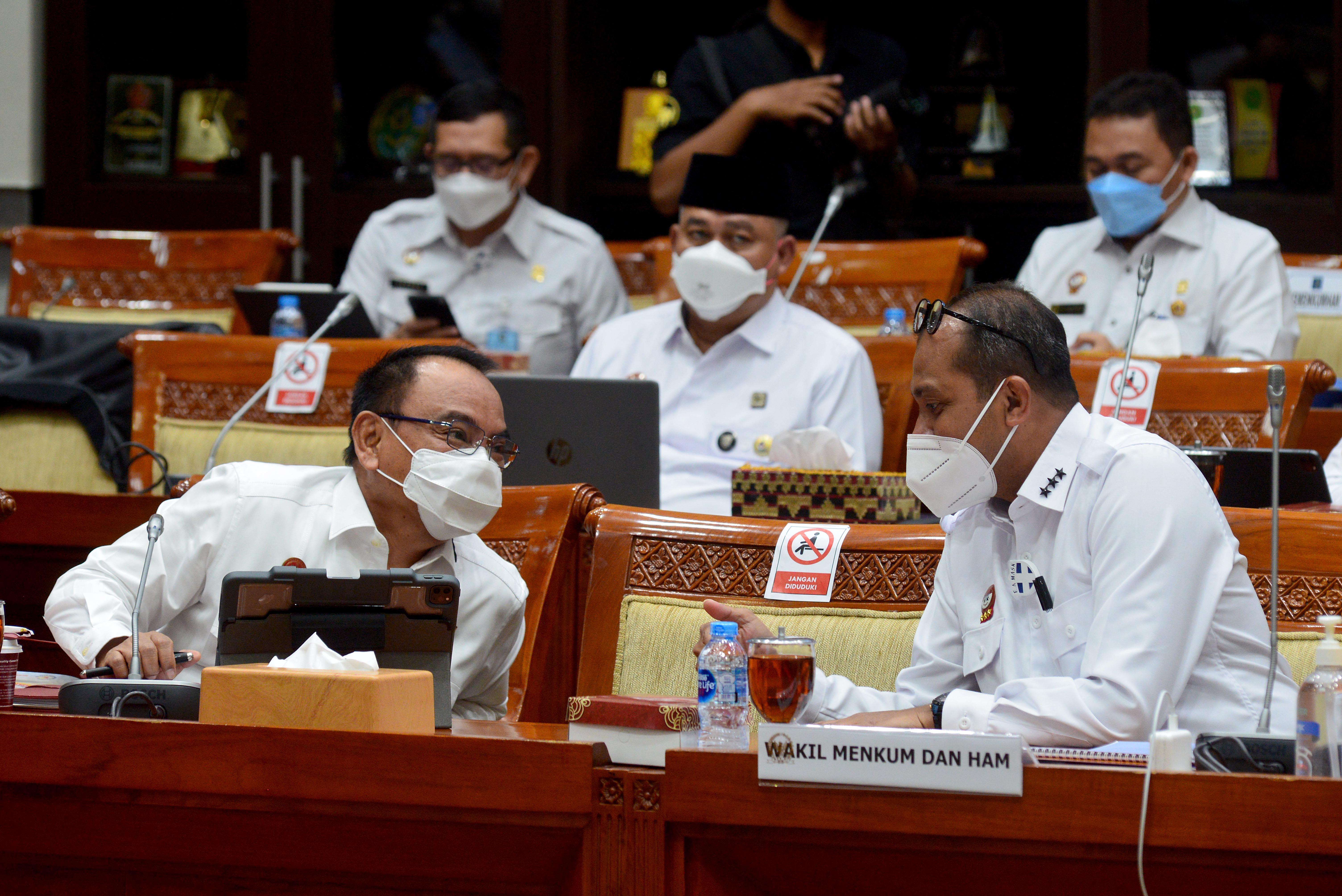 Raker Tiga Lembaga Bahas RKA/RKP 2022