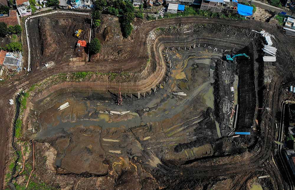 Proyek Pembangunan Kolam Retensi Andir