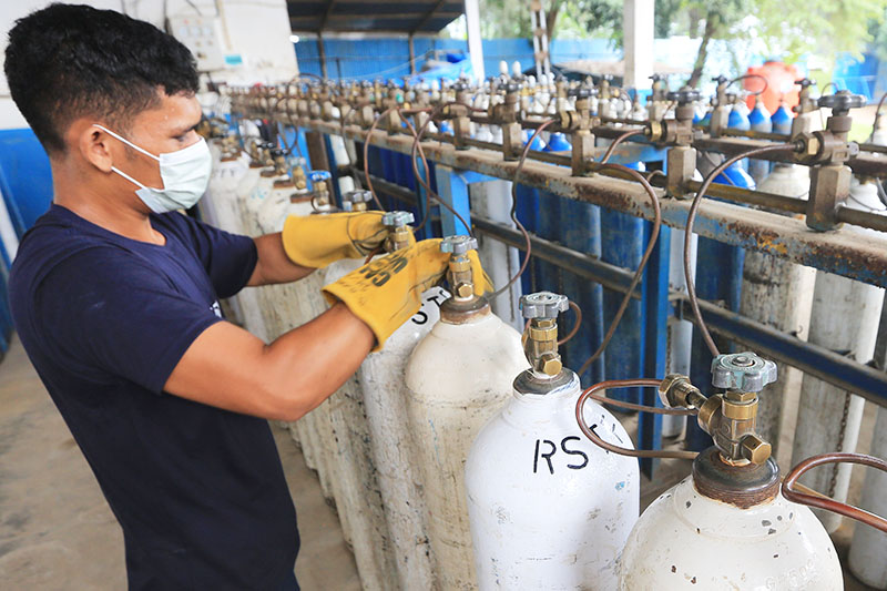 Stock Oksigen Medis di Indonesia Aman dan Tercukupi 