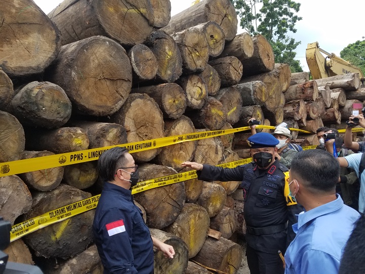 KLHK Hentikan Ilegal Logging di Suaka Margasatwa Rimbang Baling