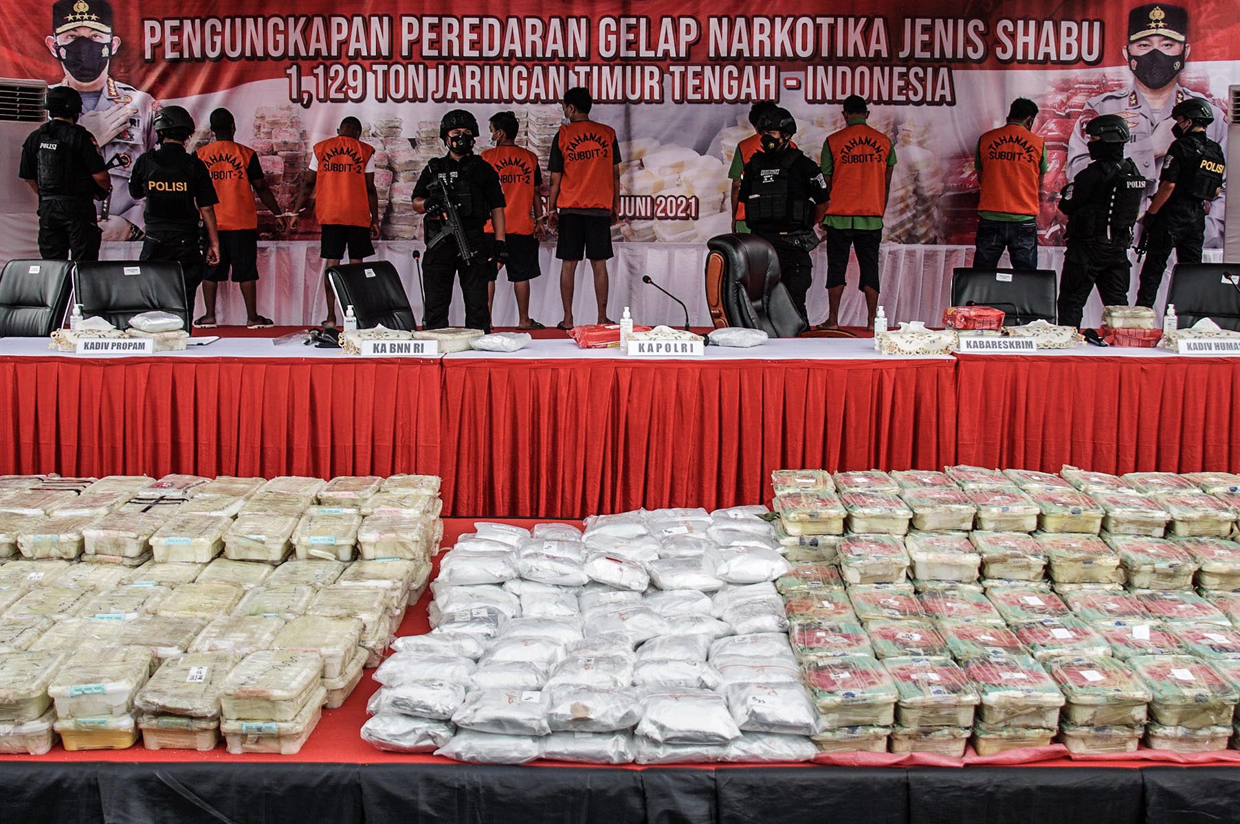 Pengungkapan Narkotika Sabu Senilai 1.6 Triliun