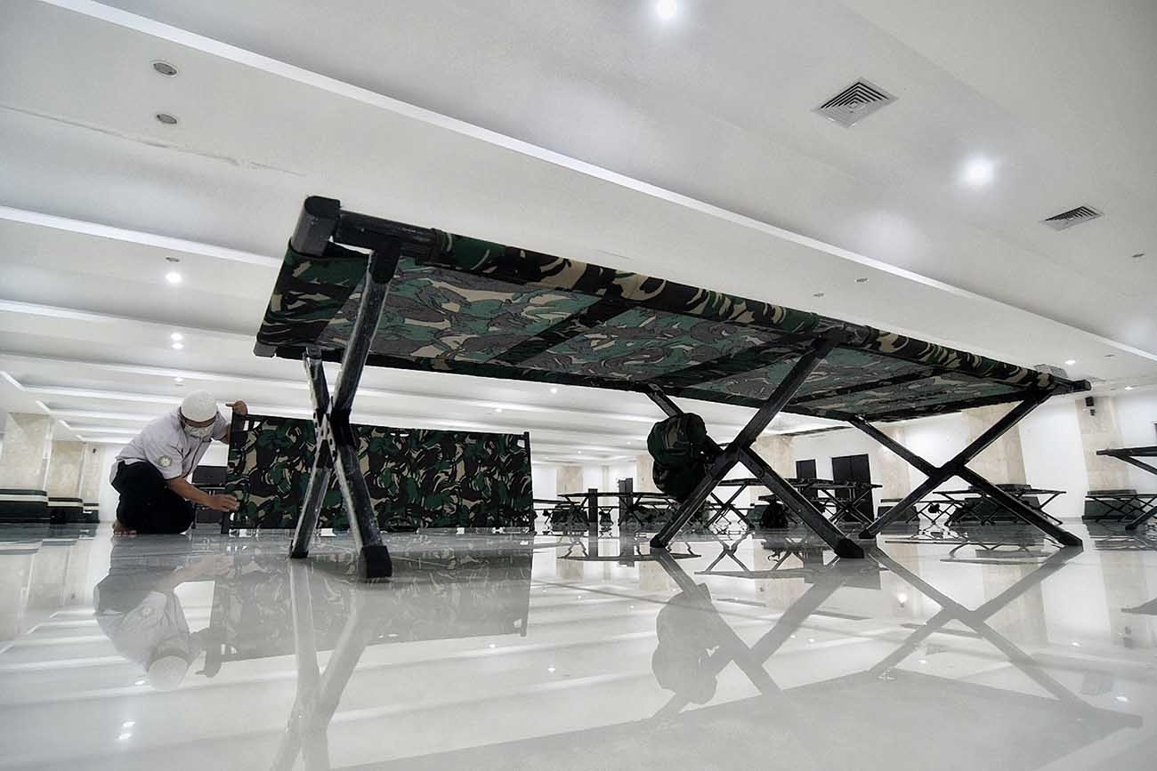 Masjid Raya KH Hasyim Asy'ari Disiapkan untuk Isolasi Pasien OTG Covid-19