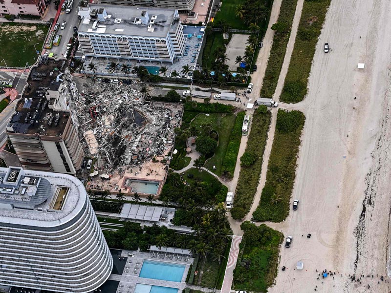 Apartemen Runtuh Di Miami, Satu Orang Meninggal Dunia