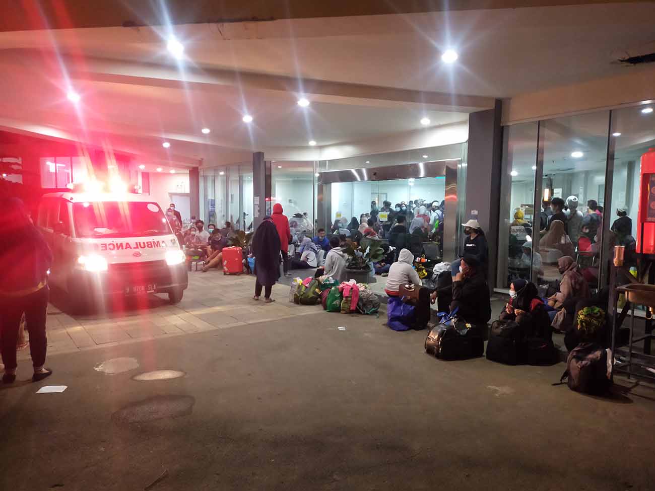  Lonjakan Pasien Covid-19 di RSDC Wisma Atlet Kemayoran 