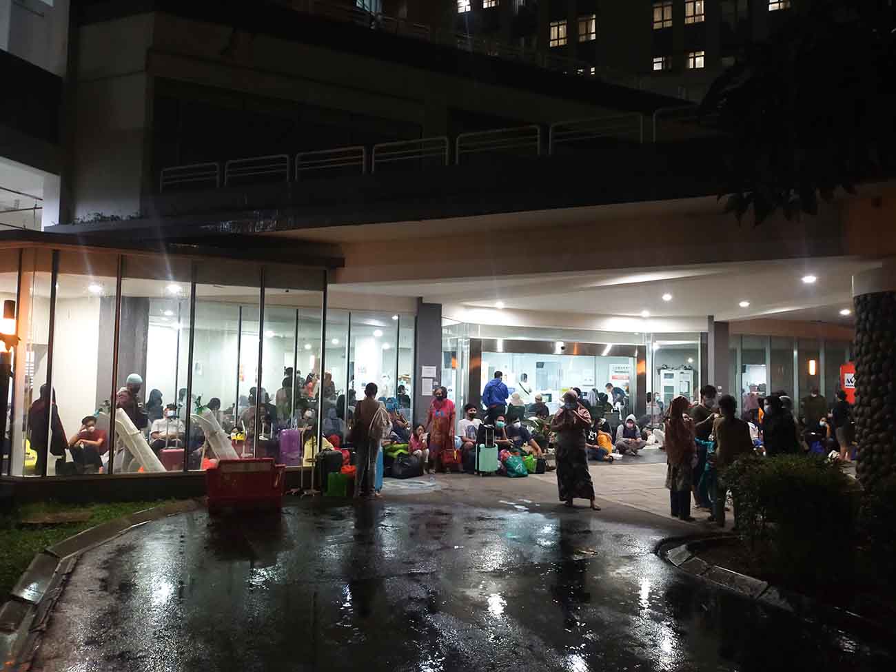  Lonjakan Pasien Covid-19 di RSDC Wisma Atlet Kemayoran 