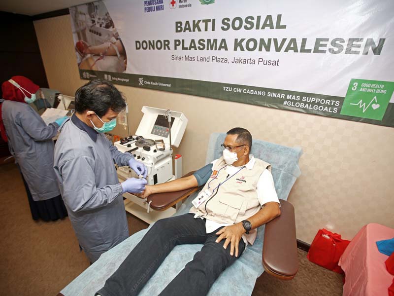 Pengusaha Peduli NKRI Gelar Donor Plasma Konvalesen