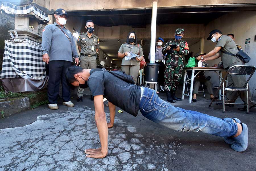 Operasi Penertiban Prokes di Denpasar Diperketat 