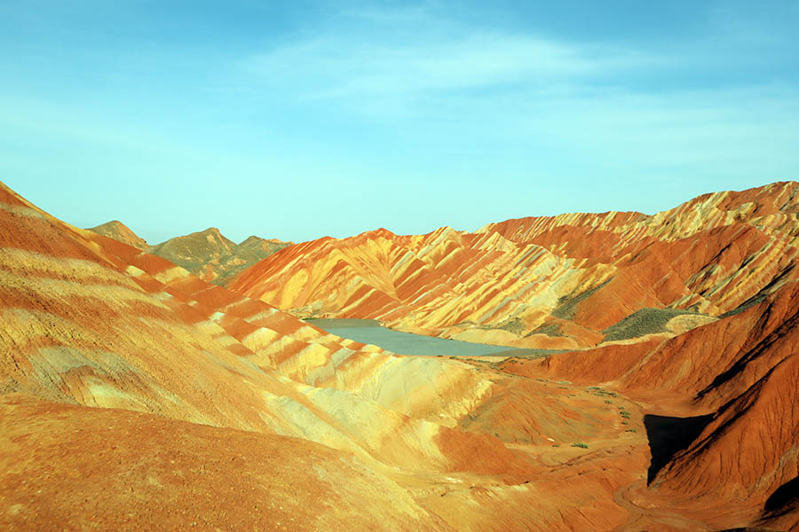 Geopark Bukit Warna-Warni Taman Bumi Danxia Tiongkok 