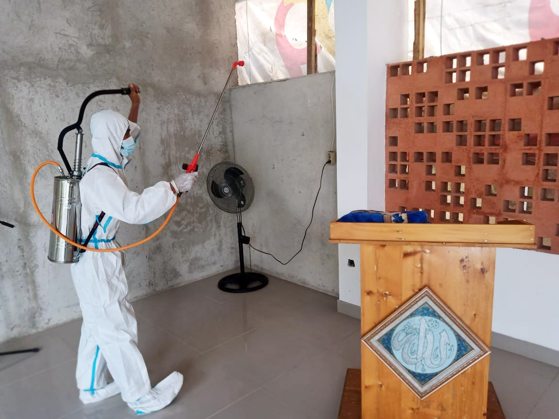 Aksi Pencegahan Penyebaran Covid-19 di Perumahan Bukit Rivaria  