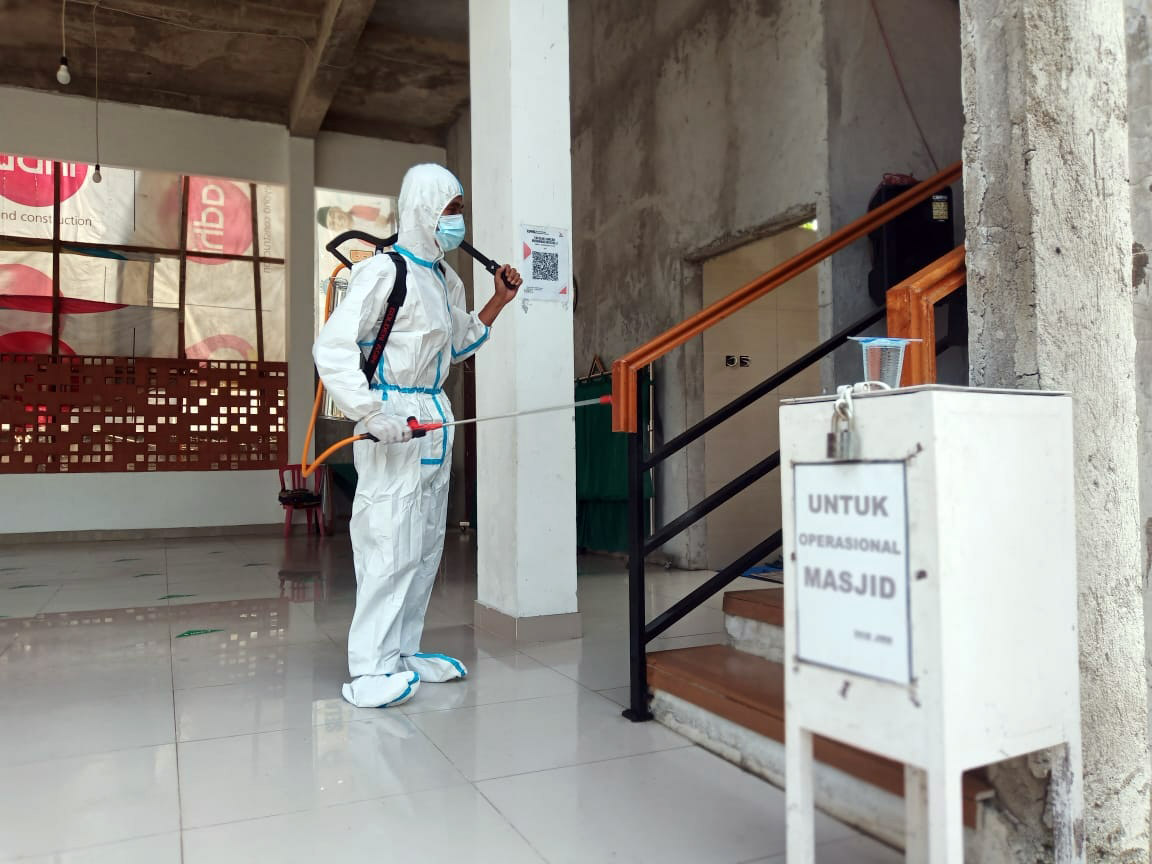 Aksi Pencegahan Penyebaran Covid-19 di Perumahan Bukit Rivaria  