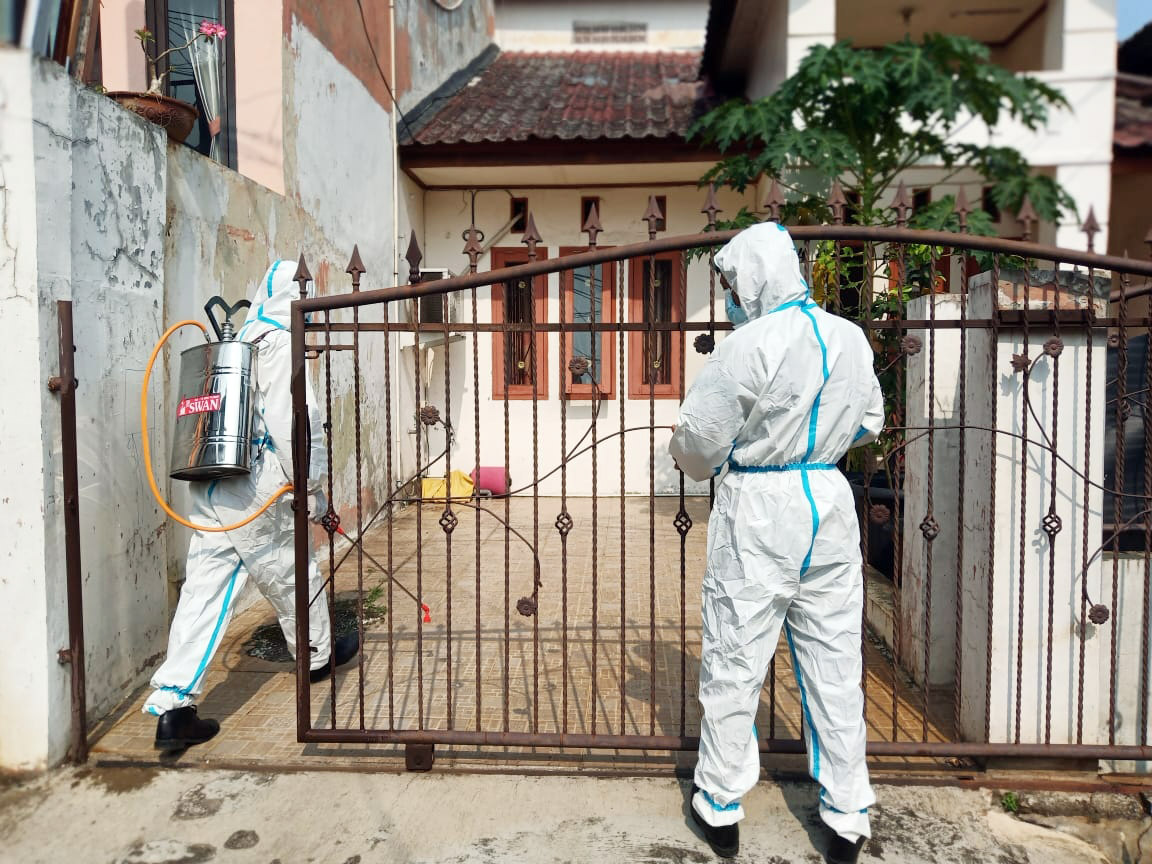 Aksi Pencegahan Penyebaran Covid-19 di Perumahan Bukit Rivaria  
