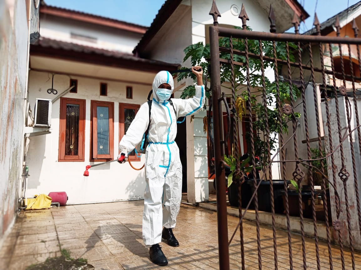 Aksi Pencegahan Penyebaran Covid-19 di Perumahan Bukit Rivaria  