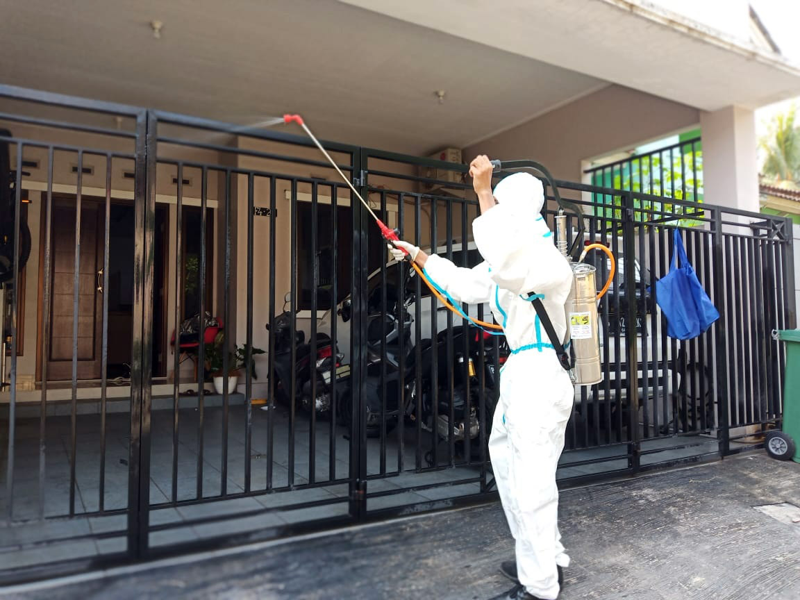 Aksi Pencegahan Penyebaran Covid-19 di Perumahan Bukit Rivaria  