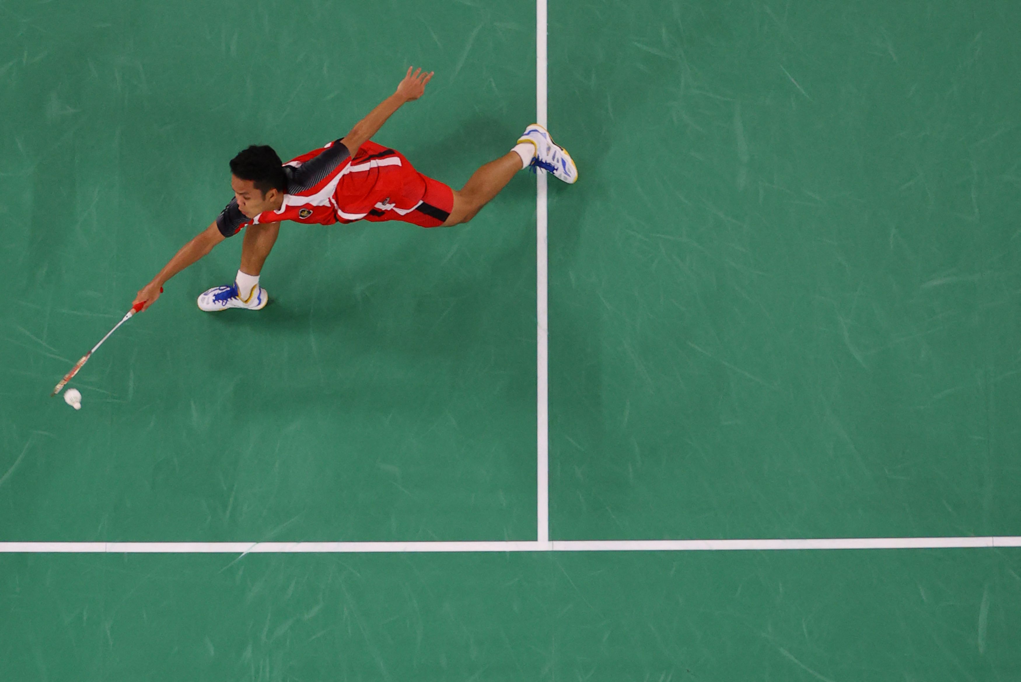 Kalahkan Denmark, Ginting Melangkah Semifinal Olimpiade Tokyo 2020