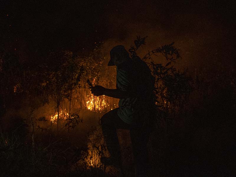 Kebakaran Lahan Di Ogan Ilir