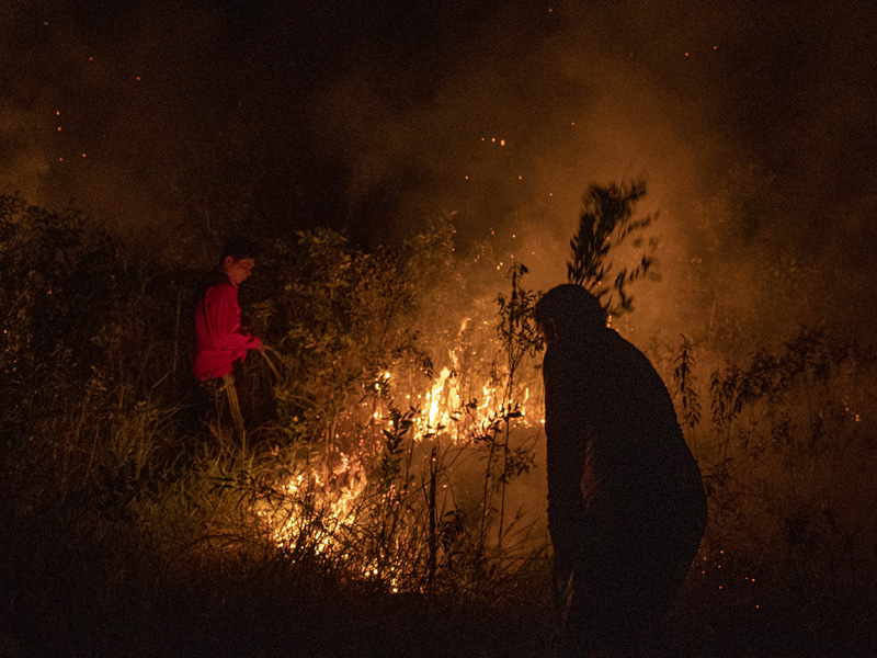 Kebakaran Lahan Di Ogan Ilir