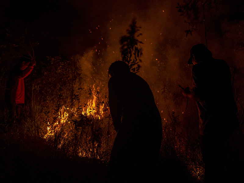 Kebakaran Lahan Di Ogan Ilir