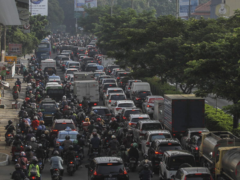 Kepadatan Kendaraan Menuju Jakarta