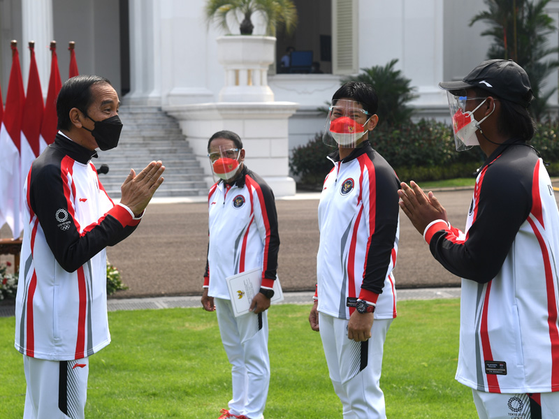 Pelepasan Kontingen Indonesia Untuk Olimpiade Tokyo