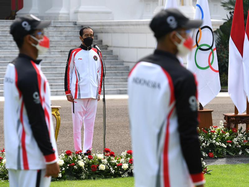 Pelepasan Kontingen Indonesia Untuk Olimpiade Tokyo