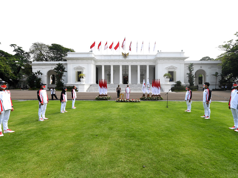 Pelepasan Kontingen Indonesia Untuk Olimpiade Tokyo