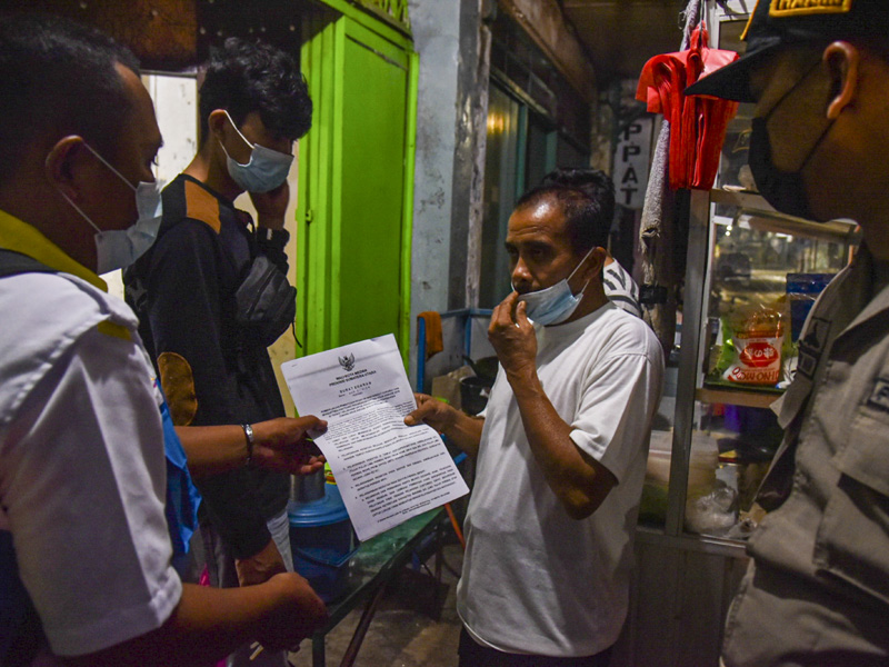 Razia PPKM Darurat Di Medan