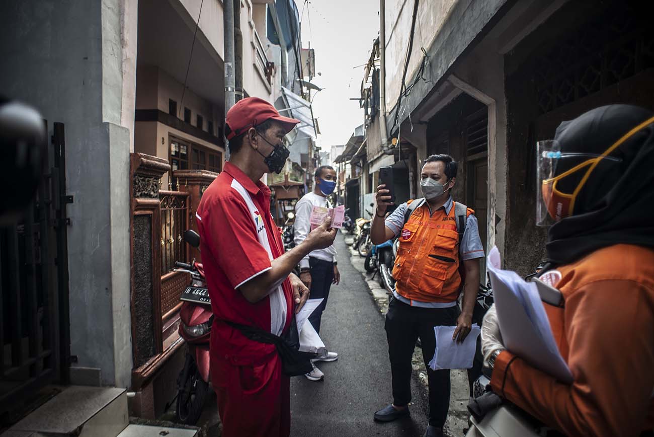  Penyaluran Bantuan Sosial Tunai Kemensos