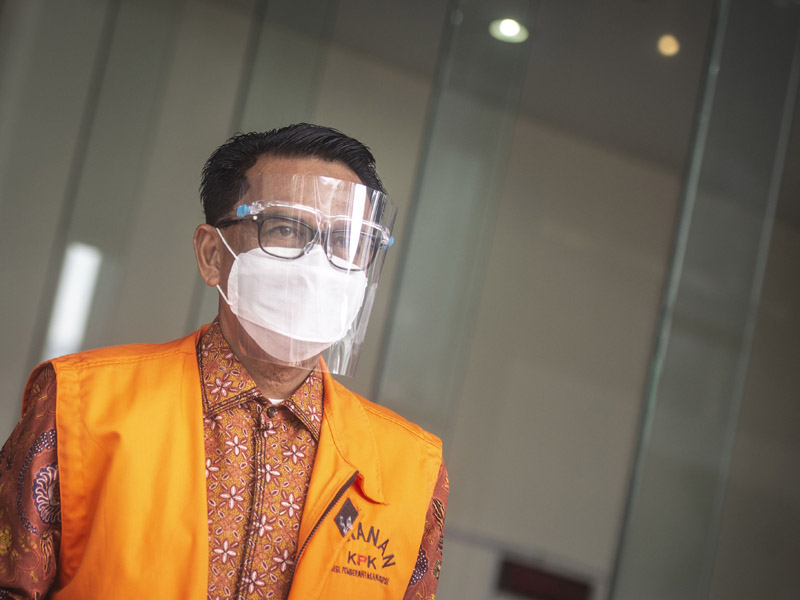 Sidang Perdana Gubernur Sulsel Non Aktif Nurdin Abdullah