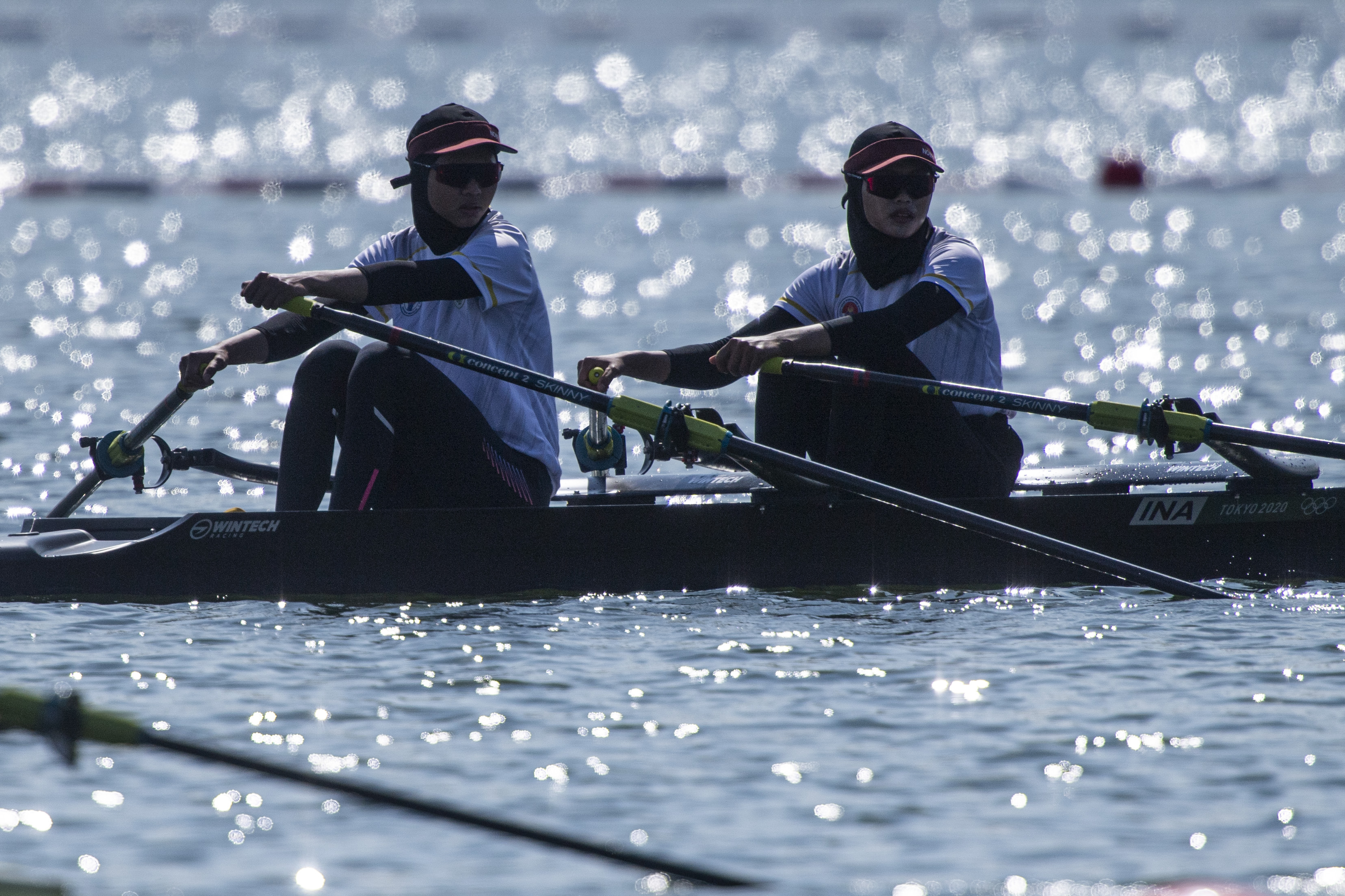 Latihan Timnas Dayung Putri Jelang Olimpiade Tokyo 2020