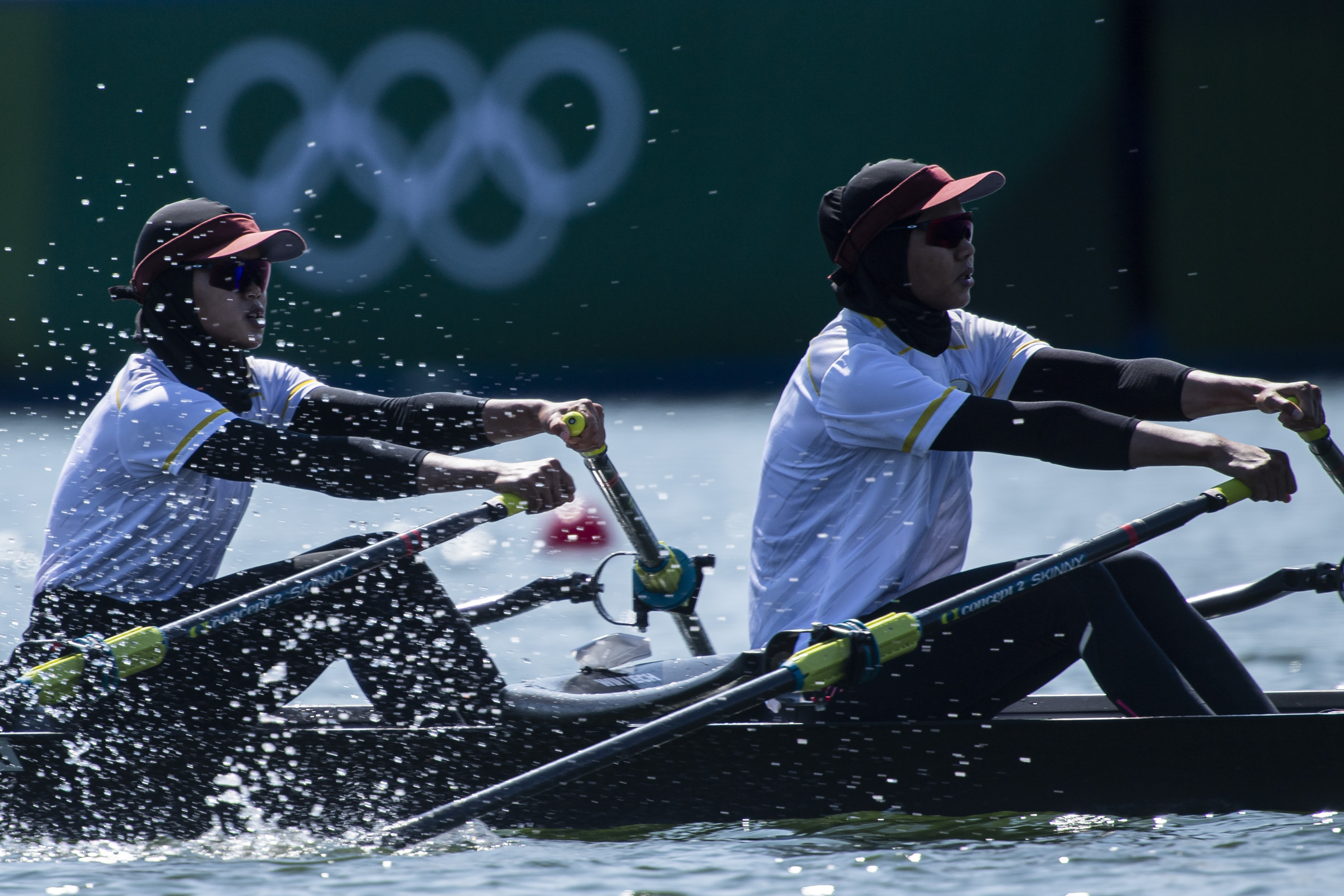 Latihan Timnas Dayung Putri Jelang Olimpiade Tokyo 2020