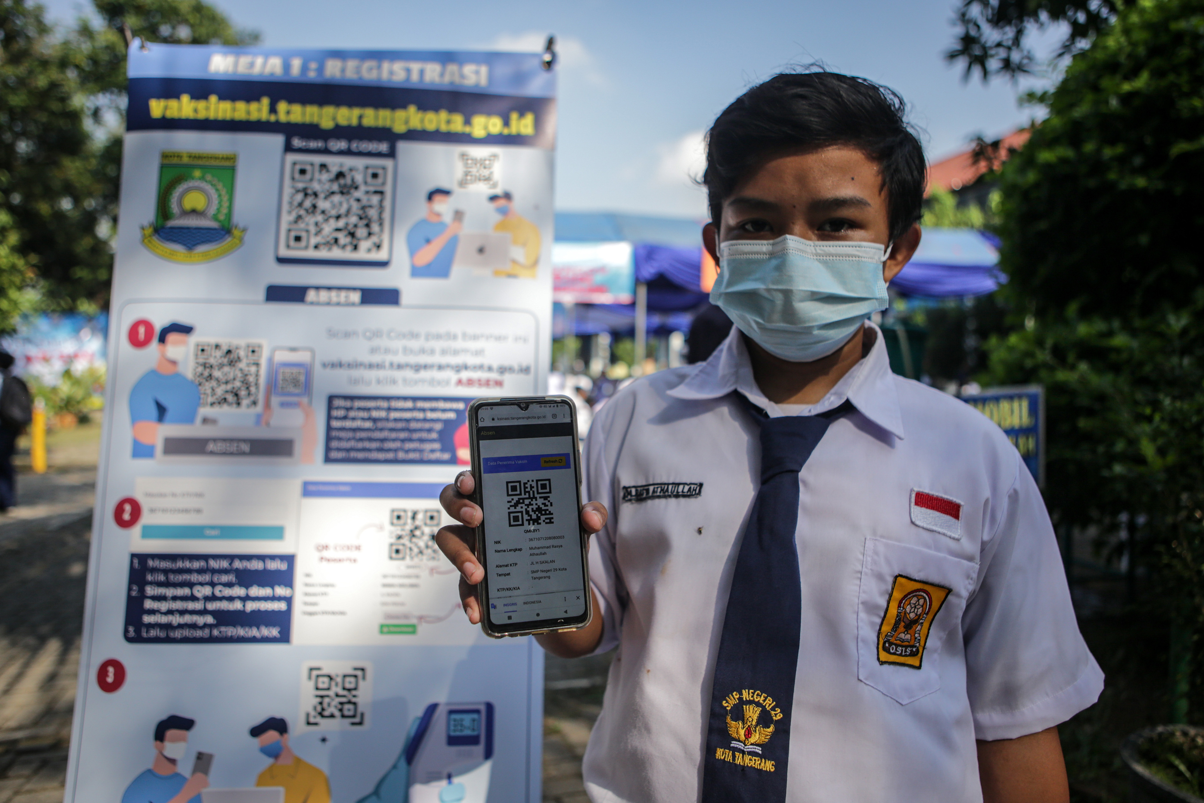 Situs Vaksinasi Covid-19 di Tangerang