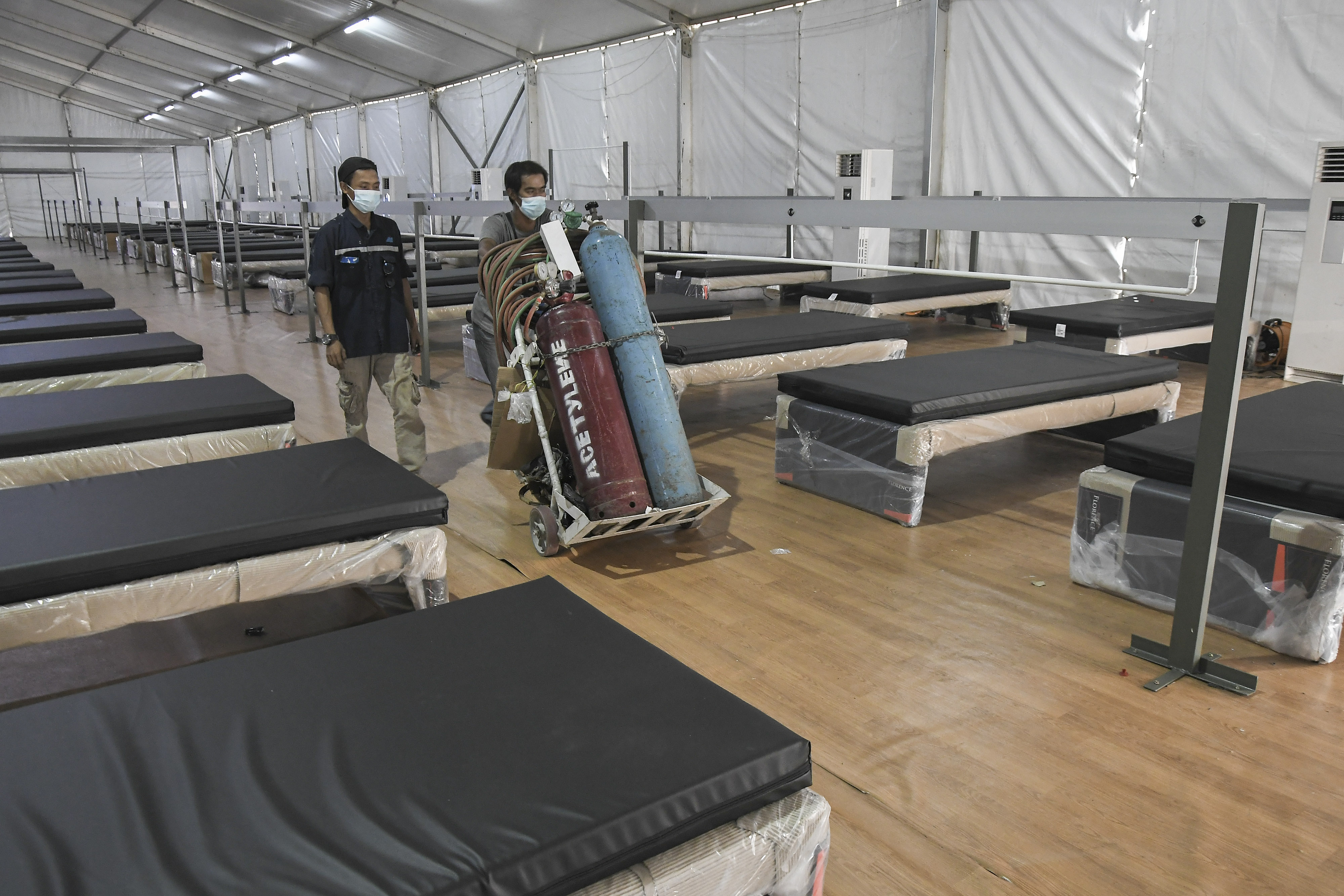 Rumah Oksigen Gotong Rorong untuk Pasien Covid-19