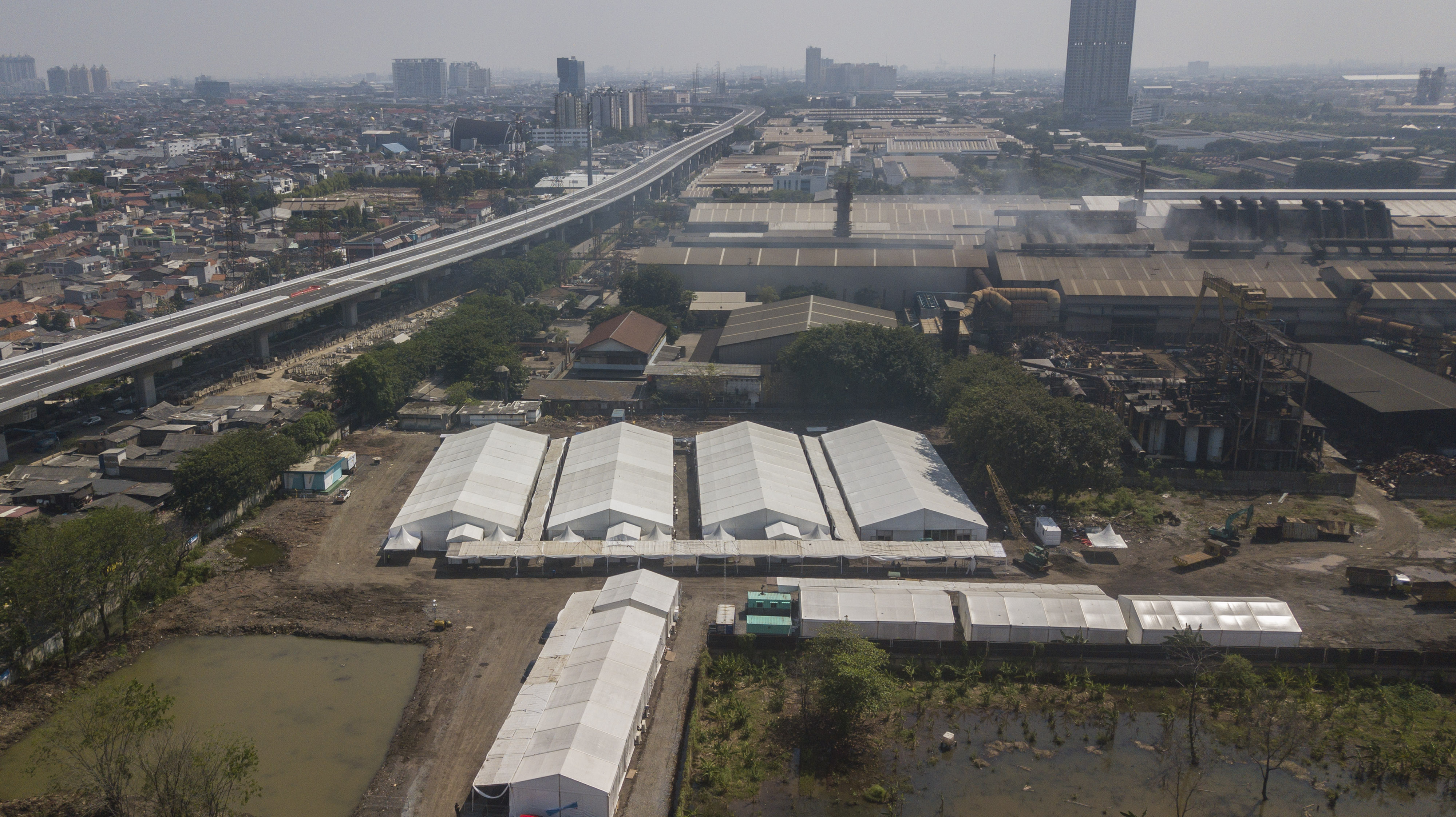 Rumah Oksigen Gotong Rorong untuk Pasien Covid-19