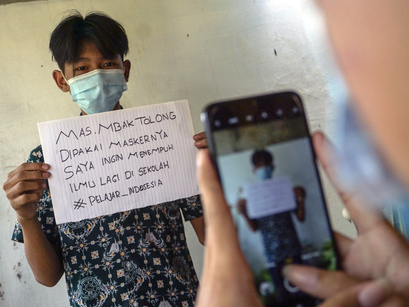 Ajakan Prokes Ketat Agar Dapat Sekolah Kembali