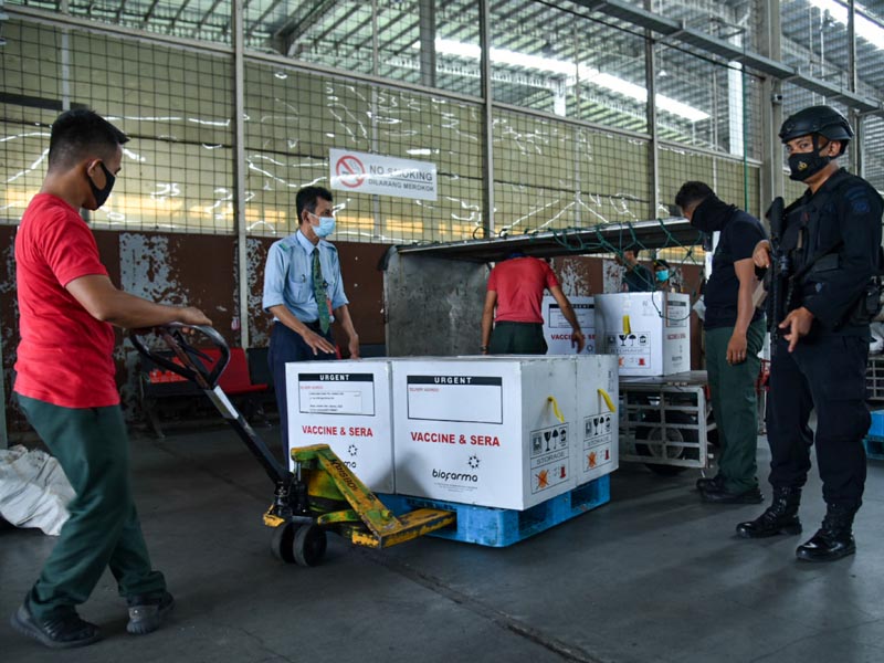 Kedatangan Vaksin Sinovac Di Sumut