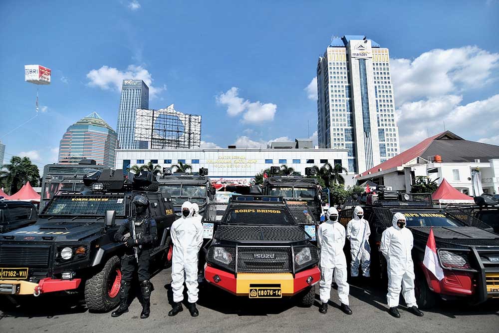 Apel Gelar Pasukan Operasi Kontijensi Penanganan Covid-19