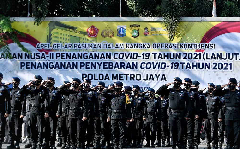 Apel Gelar Pasukan Operasi Kontijensi Penanganan Covid-19