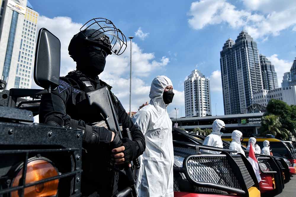 Apel Gelar Pasukan Operasi Kontijensi Penanganan Covid-19