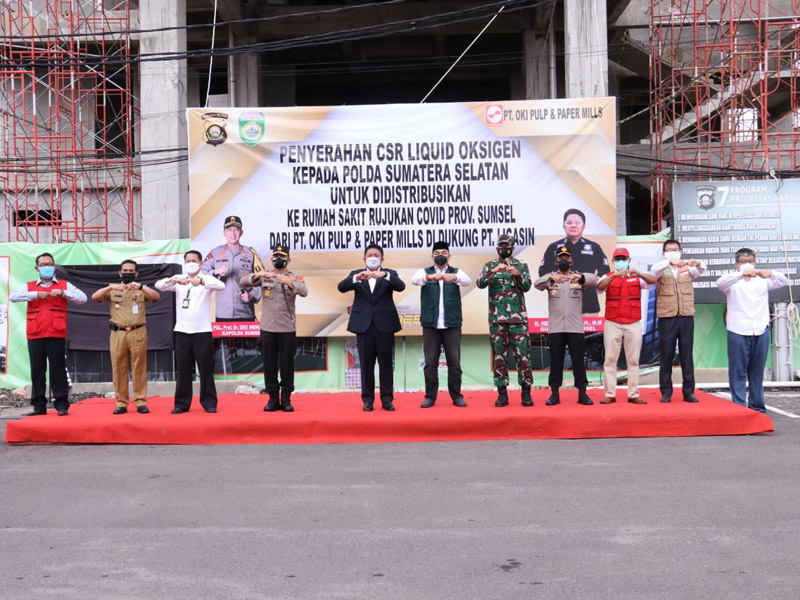 Penyerahan Bantuan CSR Liquid Oksigen Dari Asia Pulp & Paper (APP) Sinar Mas