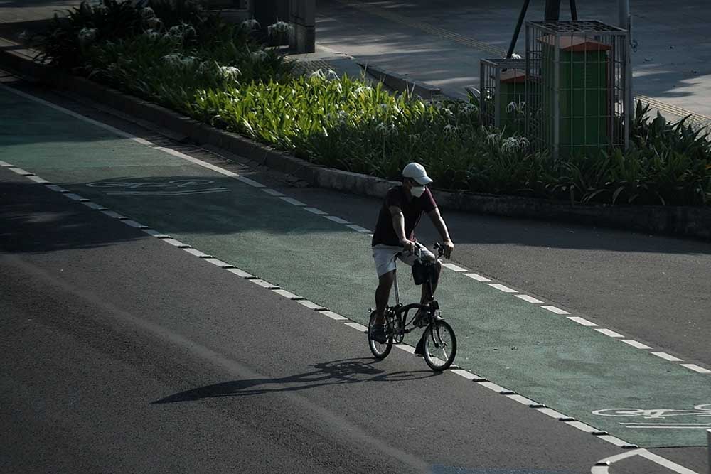 Penindakan Bagi Warga Yang Nekat Bersepeda Saat PPKM Darurat