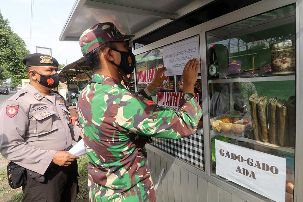 Himbauan Tidak Makan di Tempat