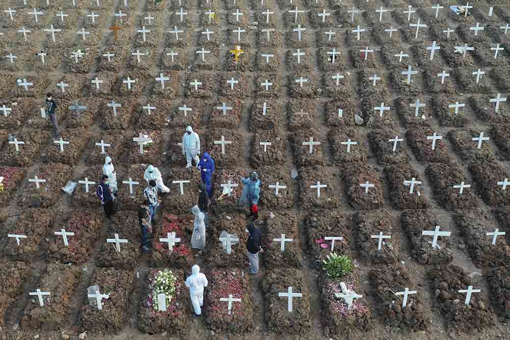 Kasus Aktif Covid-19 Indonesia Terbersar Keempat Dunia