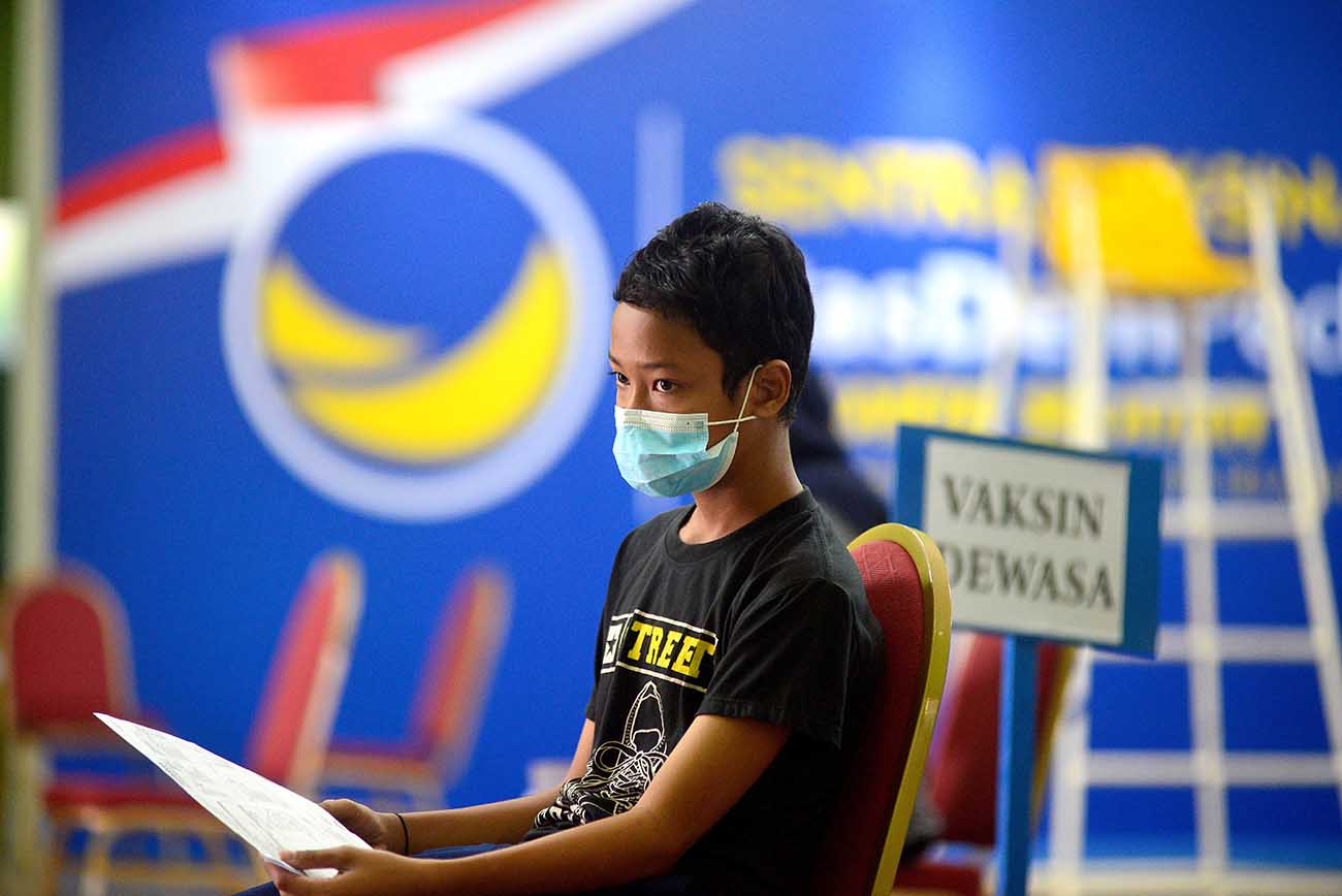 Program NasDem Peduli, Vaksinasi Covid-19 Bagi Anak Usia 12-17 Tahun