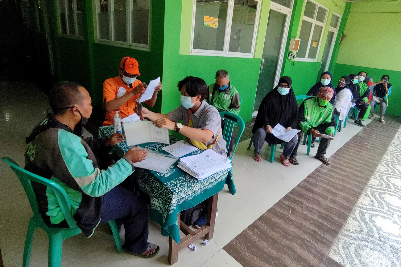 Penyaluran Bantuan Sosial Tunai