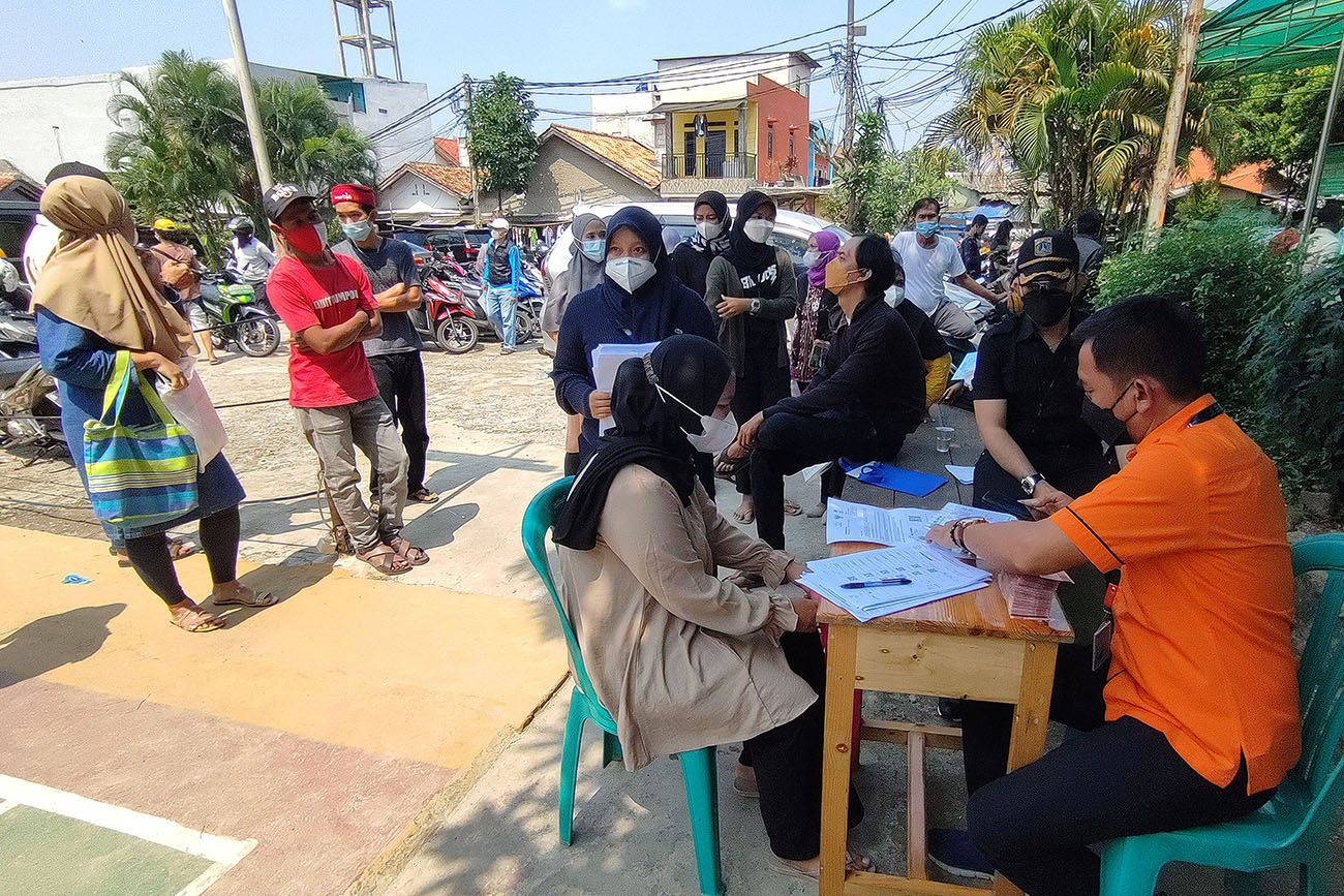 Penyaluran Bantuan Sosial Tunai