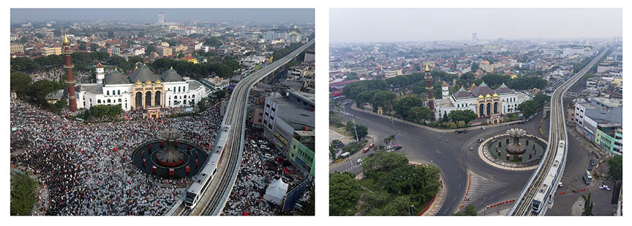 Pusat Kota Palembang Tanpa Salat Idul Adha 1442 H 