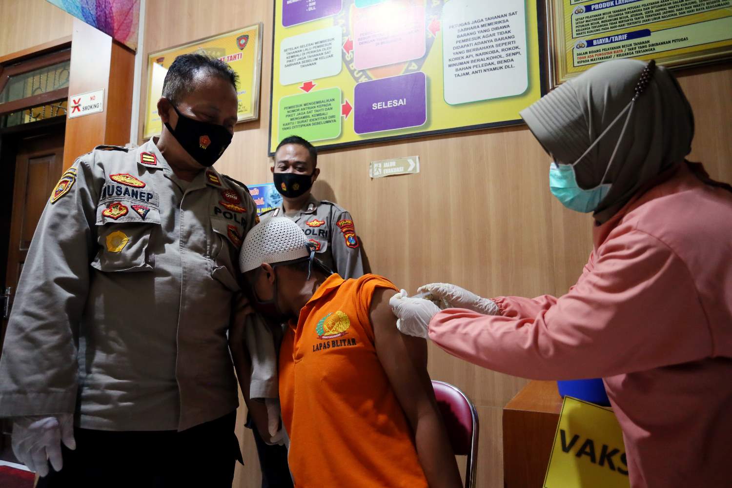 Vaksinasi Covid-19 Bagi Tahanan