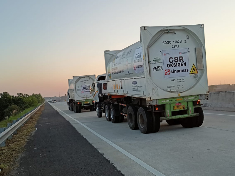 Sinar Mas Distribusikan Donasi Oksigen Kepada Sejumlah Pemerintah Provinsi